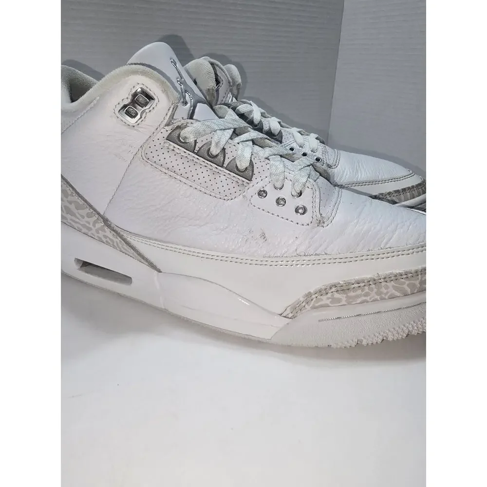 Jordan Air Jordan 3 Retro 2025 Pure Money White/Gray Men's Sneaker CT8532-111